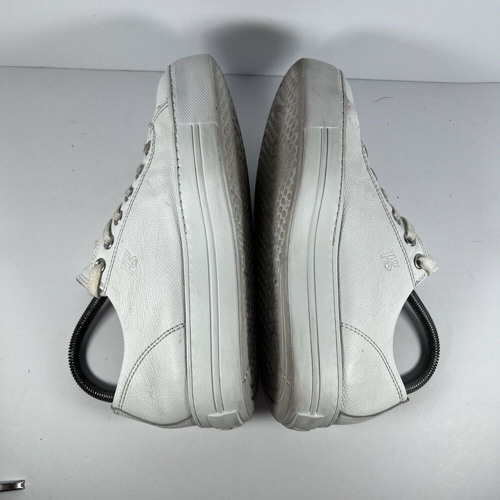 Paul Green Hadley Platform Lace Up Sneakers Super Soft Triple White Women's 5.5 - Picture 5 of 9
